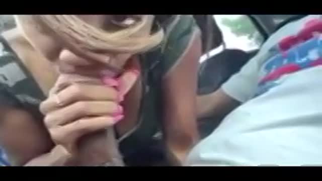 she gives dome in the wheel and shows the nut before swallowing