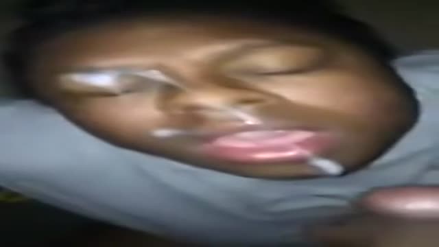 When big nuts put a smile on her face