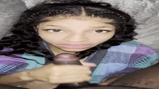 When she applies pressure until you pop