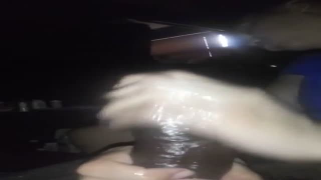 She didn't Wanna look at the Camera LOL Throatpie